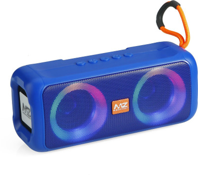 MZ M419SP (PORTABLE BLUETOOTH SPEAKER) Dynamic Thunder Sound with High Bass 2400mAh 10 W Bluetooth Speaker(Blue, Stereo Channel)