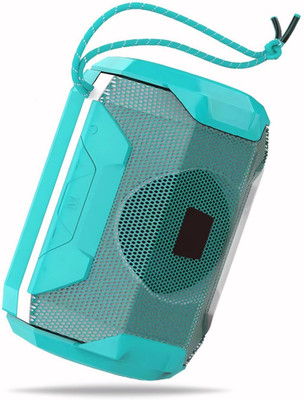 Borneo Portable Bluetooth Speaker 10W Dynamic Thunder Sound High Bass Stereo Green 10 W Bluetooth Speaker(Green, Stereo Channel)
