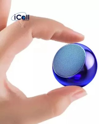 icall HiFi Sound Quality 4d Small Steel Round Speaker Portable Home Mini Speaker 5 W Bluetooth Speaker(Multicolor, 4.1 Channel)