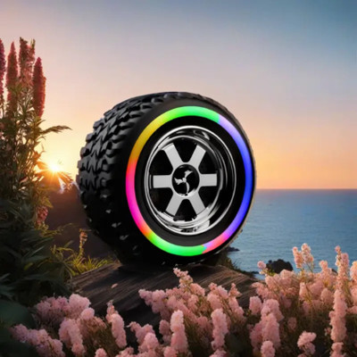 Clairbell 15v_Tyre Sp RGB Portable Outdoor Subwoofer Bluetooth Speaker 12W 10 W Bluetooth Speaker(Multicolor, 4.1 Channel)
