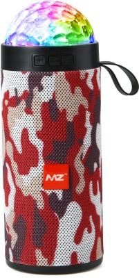 MZ M21VP (PORTABLE BLUETOOTH SPEAKER) Thunder Sound with Inbuilt Disco LED Light 10 W Bluetooth Speaker(Red Camouflage, Stereo Channel)