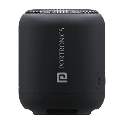 Portronics SoundDrum 1 12W TWS Portable & Type C Charging 12 w Bluetooth Speaker(Black, Mono Channel)