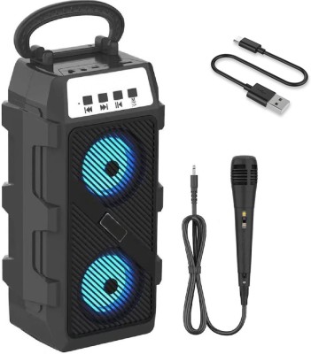 ZSIV WS-1300 High Sound Woofer DJ Power boost sound for all clear levels 10 W Bluetooth Speaker(Black, Stereo Channel)