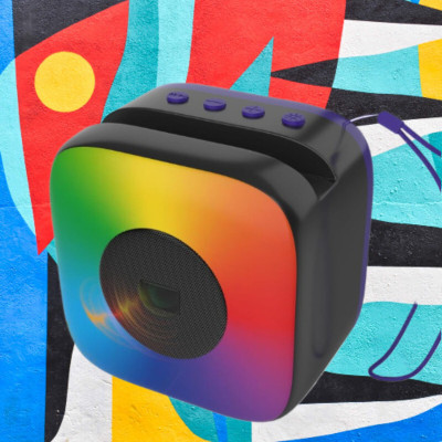 FRONY J10_Sonic Bluetooth Speaker: Hi-fi Stereo with 8H Playback & RGB Lights 5 W Bluetooth Speaker(Multicolor, 4.1 Channel)