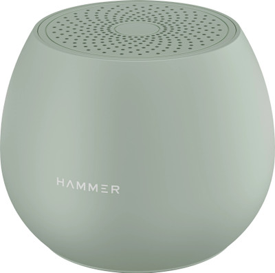 Hammer Drop 5W Bluetooth Speaker with Twin Pairing, 100H StandBy Time, 52mm Drivers 5 W Bluetooth Speaker(Green, Stereo Channel)