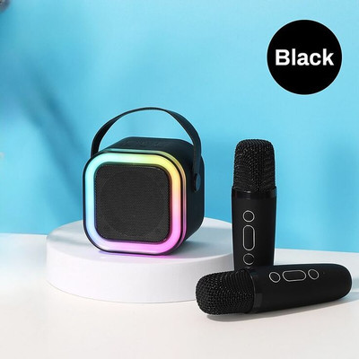 TECHMAZE K12 Speaker Machine Bluetooth-Compatible Wireless Karaoke Mic Speaker Yd668 10 W Bluetooth Speaker(Multicolor, 5.0 Channel)