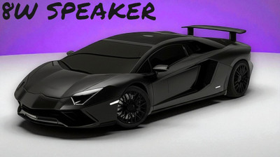 3BAAN D198 Luxury Car Shape Wireless Bluetooth Speaker & Bass Boost USB,FM LED Lights 8 W Bluetooth Speaker(Multicolor, Mono Channel)