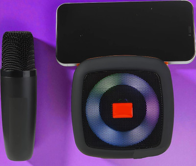 Shamsa X120 Karaoke Speaker & Mic for Singing – Wireless, Rechargeable, Crystal Sound 5 W Bluetooth Speaker(Multicolor, Stereo Channel)