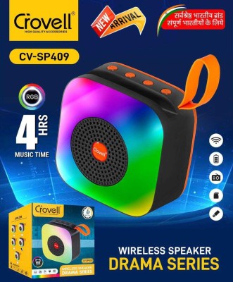 Crovell Wireless rechargeable portable Premium bass Multimedia Bluetooth Speaker 5 W Bluetooth Speaker(Multicolor, 4.1 Channel)
