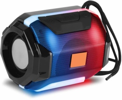 fire turtle Powerful stereo audio and bass with changing LED portable gaming speaker 6 W Bluetooth Speaker(Multicolor, 2.0 Channel)