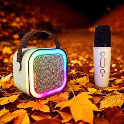 GUGGU Karaoke Speaker K12: Party POP Wireless Bluetooth Speaker with Mic, RGB 6 10 W Bluetooth Speaker(Multicolor, 4.1 Channel)