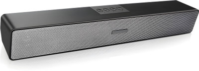 XVEP Music Sound 4D Bass Ultra Mini Boost Bluetooth Soundbar Built-in Mic High Bass 16 W Bluetooth Speaker(Black, 5.1 Channel)