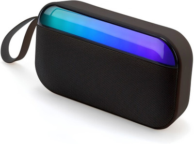 JAZX BS-56D with upto 4 Hours Battery RGB LED Light 10 W Bluetooth Speaker(Black, Stereo Channel)