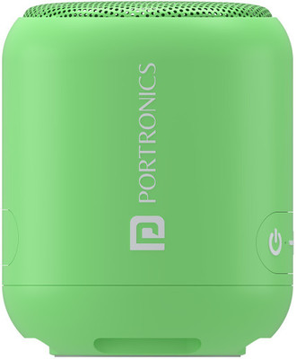 Portronics SoundDrum 1 10W TWS Portable Speaker & Type C Charging 10 W Bluetooth Speaker(Green, Mono Channel)