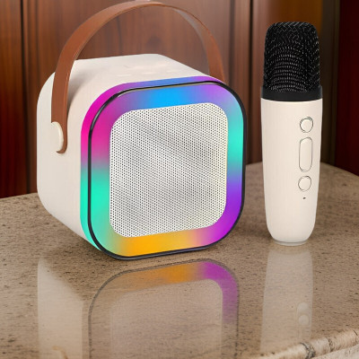 Saibaba Insulators S95_K12 Kids' Mini Karaoke Machine: Bluetooth Speaker with Wireless Mic 5 W Bluetooth Speaker(Multicolor, 4.1 Channel)