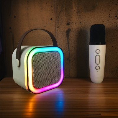 TRUWEL G20_K12 Kids' Mini Karaoke Machine: Bluetooth Speaker with Wireless Mic 5 W Bluetooth Speaker(Multicolor, 4.1 Channel)