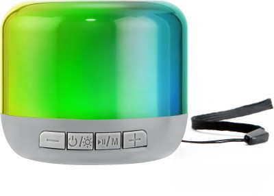 MZ M1 (PORTABLE BLUETOOTH SPEAKER) Dynamic Thunder Sound with RGB Light 5 W Bluetooth Speaker(Grey, Stereo Channel)