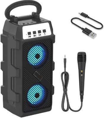 ZSIV WS-1300 Bluetooth Speaker with 10W RMS Stereo Sound, 8HRS Playtime 10 W Bluetooth Speaker(Black, Stereo Channel)