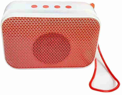 A CONNECT Z 412 PORTABLE BLUETOOTH SPEAKER 5 W Bluetooth Speaker(Red, Stereo Channel)