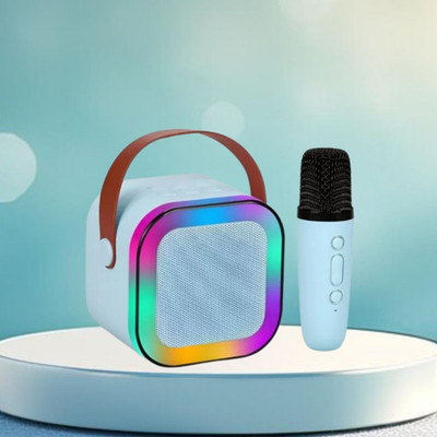 Clairbell K12 Bluetooth Speaker with wireless Karaoke Mic, Voice Effects BT5.1/TF CardV392 10 W Bluetooth Speaker(Multicolor, 4.1 Channel)