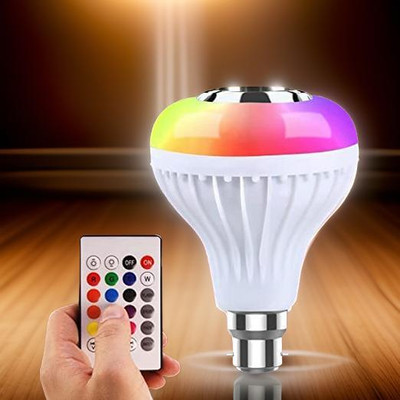 Clairbell Bluetooth Speaker Light Bulb: Music & Colorful Ambiance 63 12 W Bluetooth Speaker(Multicolor, 5.1 Channel)