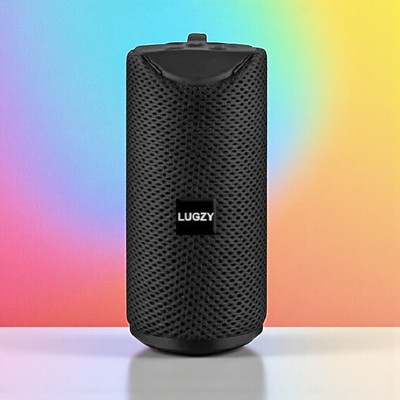 LUGZY (PORTABLE BLUETOOTH SPEAKER) Dynamic Thunder Sound With High Bass 10 W MZ07 10 W Bluetooth Speaker(Black, Stereo Channel)