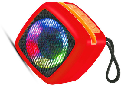 XVEP High Bass MINI Portable Wireless-Dynamic Thunder Sound 2400mAh Battery 5 W Bluetooth Speaker(Red, 5.1 Channel)