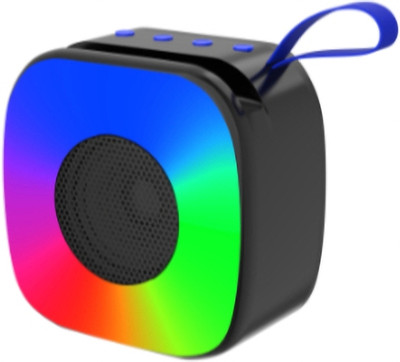 GUGGU SONIC_80CF_Mini Bluetooth Speaker With,RGB Lights,USB,SD Card,FM Radio 15 W Bluetooth Speaker(Black, 4.1 Channel)