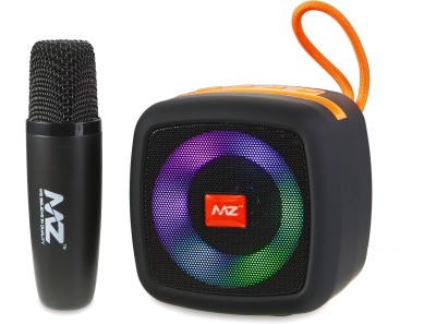 MZ S660 (PORTABLE BLUETOOTH SPEAKER) Dynamic Thunder Sound Wireless Mic RGB Light 5 W Bluetooth Speaker(Black, Stereo Channel)