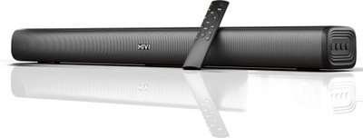 Mivi Fort Sonic 100 Soundbar, 2.2 Channel, Multi-Input & EQ Modes, BT v5.3 100 W Bluetooth Soundbar(Black, 2.2 Channel)