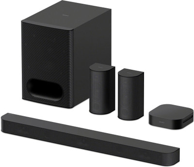 SONY Bravia Theatre System 6(HT-S60),Dolby Atmos, subwoofer & Wireless Rear Speakers 1000 W Bluetooth Home Theatre(Black, 5.1 Channel)