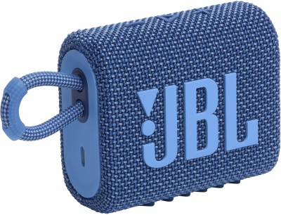 JBL Go 3 ECO Ultra Portable Bluetooth Speaker,Pro Sound,IP67 Water & Dust Resistant 4.2 W Bluetooth Speaker(Eco Blue, Mono Channel)