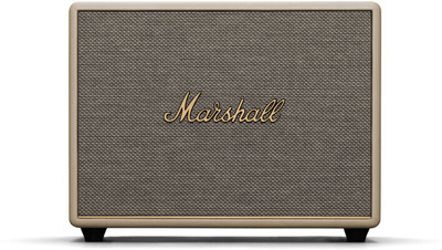 Marshall Woburn III Wired Connectivity Home with HDMI,, RCA, 3.5mm input 150 W Bluetooth Speaker(Cream, Stereo Channel)