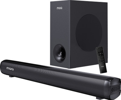MarQ by Flipkart Thunder 160, 160 Watts, 2.1 Channel, Immersive cinematic experience, EQ Modes 160 W Bluetooth Soundbar(Black, 2.1 Channel) MarQ by Flipkart Thunder 160, 160 Watts, 2.1 Channel, Immersive cinematic experience, EQ Modes 160 W Bluetooth Soundbar(Black, 2.1 Channel)