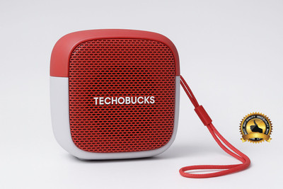 Techobucks Portable Bluetooth Speaker Dynamic Thunder Sound with Bass Bluetooth speaker 5 W Bluetooth PA Speaker(Red, 4.1 Channel)