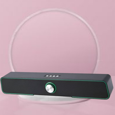 GUGGU Bluetooth Soundbar Speaker with Immersive 3D Surround Sound & 2400mAh BatteyC100 10 W Bluetooth Soundbar(Multicolor, 4.1 Channel)