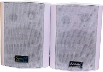 Sonato WALL MOUNT SPEAKER 51 50 W PA Speaker(White & Black, 2.0 Channel)