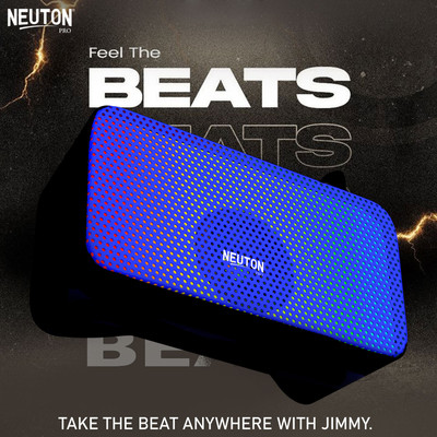 Neuton pro Wireless rechargeable portable Premium bass Multimedia Bluetooth Speaker 12 W Bluetooth PA Speaker(Blue, 5.0 Channel)