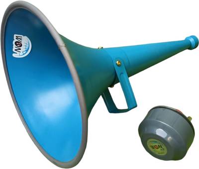 WON LOUDSPEAKER PA SYSTEM WITH 60 WATT DRIVER UNIT HEAVY METAL BODY BLUE COLOUR 60 W PA Speaker