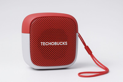 Techobucks Portable Bluetooth Speaker Dynamic Thunder Sound with Bass Bluetooth speaker 5 W Bluetooth PA Speaker(Red, 4.1 Channel)