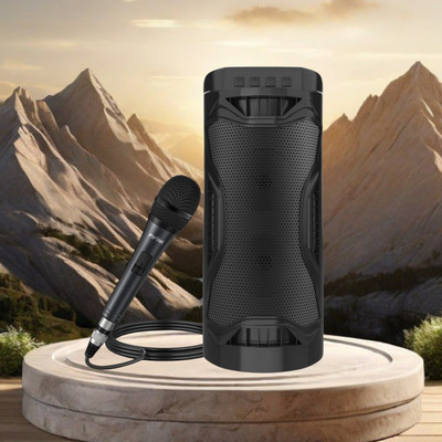 SACRO Bluetooth (PORTABLE PARTY SPEAKER) Long Battery Life With Crydtal SoundZ120 30 W Bluetooth Party Speaker(Black, 4.1 Channel)