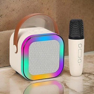 NRP STAR Wireless Bluetooth KaraokeSpeaker withMic,RGB Lights Multiple CompatibilityModes 10 W Bluetooth Party Speaker(Multicolor, 5.1 Channel)