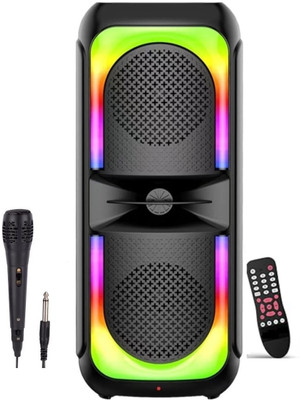 LIMBRO bluetooth speaker with mic 50 W Bluetooth Party Speaker(Black, 2.0 Channel)