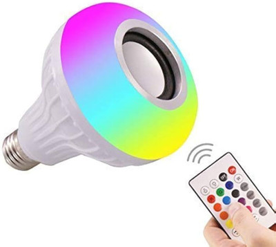 4uonly LED BULB Wireless Bluetooth Colorful LED Music Bulb Lamp Built BHU1 56 W Bluetooth Party Speaker(MULYI, 2.1 Channel)