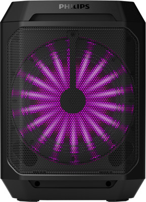 PHILIPS Dynamic Bass Boost, 3000mAh Battery, Aux-in, Karaoke Microphone Input 30 W Bluetooth Party Speaker(Black, Mono Channel)