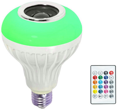 Deeshora Top Rating Smart musical led light speaker Music bulb with bluetooth speaker 12 W Bluetooth Party Speaker(White, Stereo Channel)