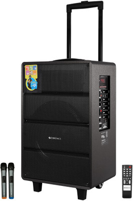 ZEBRONICS Zeb-Monster pro 2X12L2(Banjo),LED display, Wireless BT with v4.2, wireless mic 80 W Bluetooth Party Speaker(Black, Mono Channel)