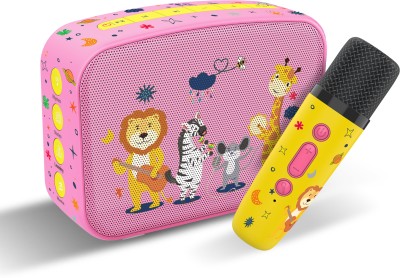 SAREGAMA Carvaan Mini Kids Music Player with Mic 5 W Bluetooth Party Speaker(Baby Pink, Stereo Channel)