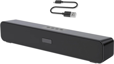 ZSIV Soundbar with 16W RMS, 2200mAh Battery, Upto 19 Hrs Playtime Aux/USB Port 16 W Bluetooth Party Speaker(Black, 5.1 Channel)