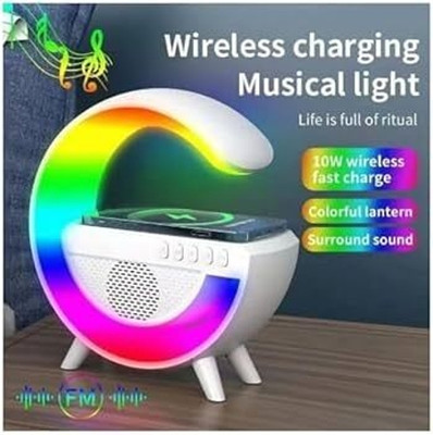 TECHEL g shape Speaker with Music Google Smart ewq37 56 W Bluetooth Party Speaker(Multicolor, 2.1 Channel)